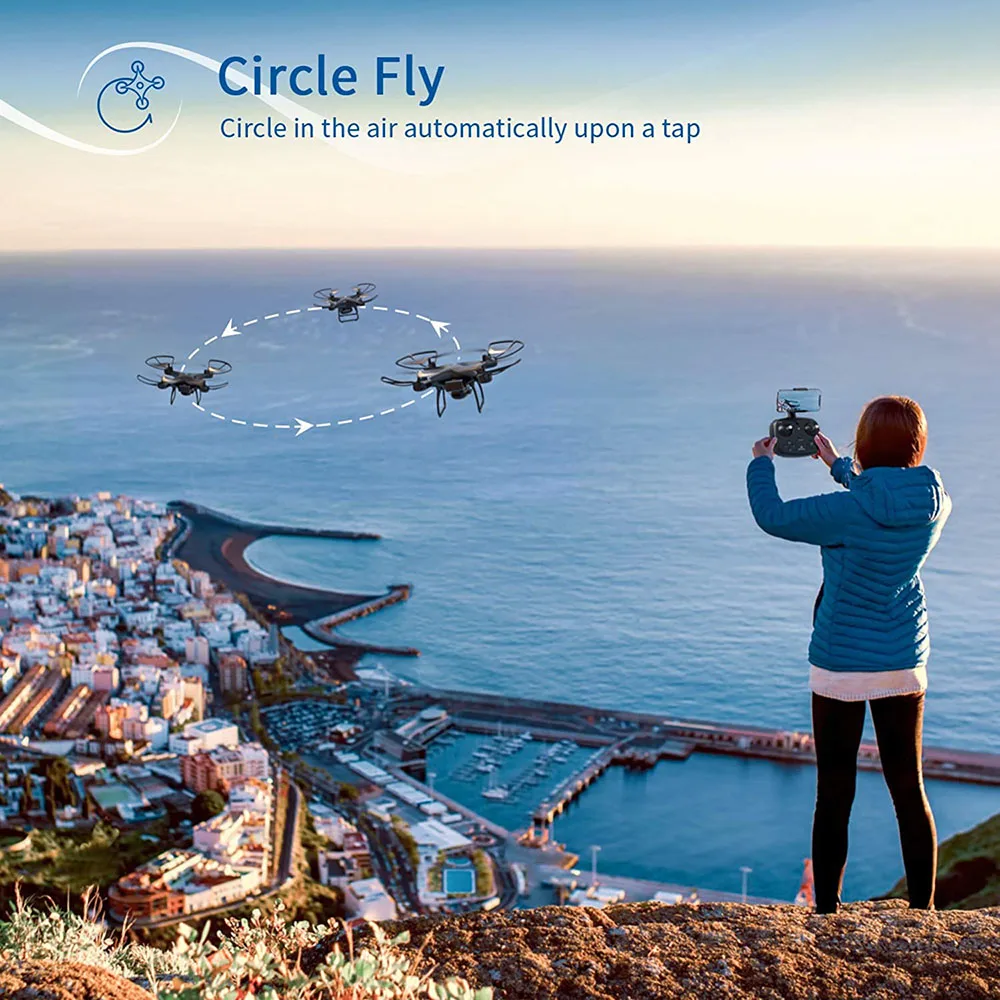 SNAPTAIN SPF50MQ беспилотные летательные аппараты с Камера 1080P HD видео в режиме