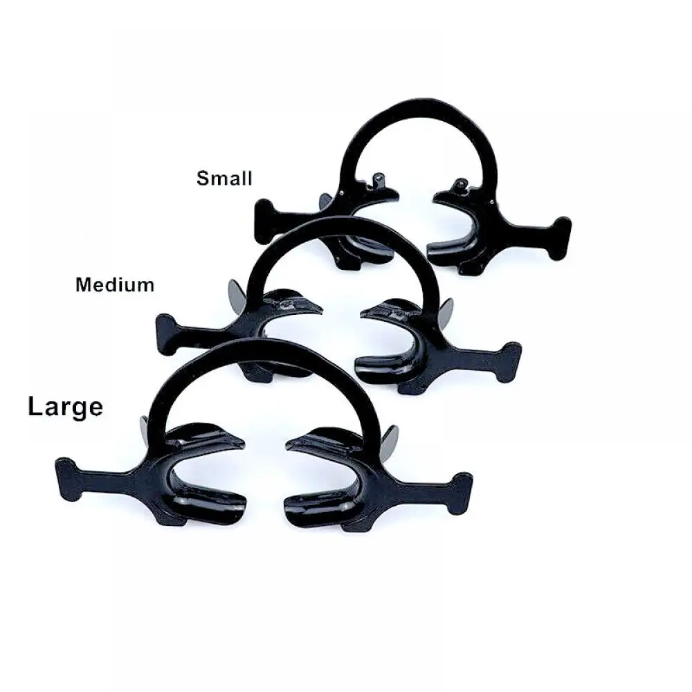 

3Pcs Cheek Retractor Dental Mouth Opener C-type Expander Lip Retractors Handle