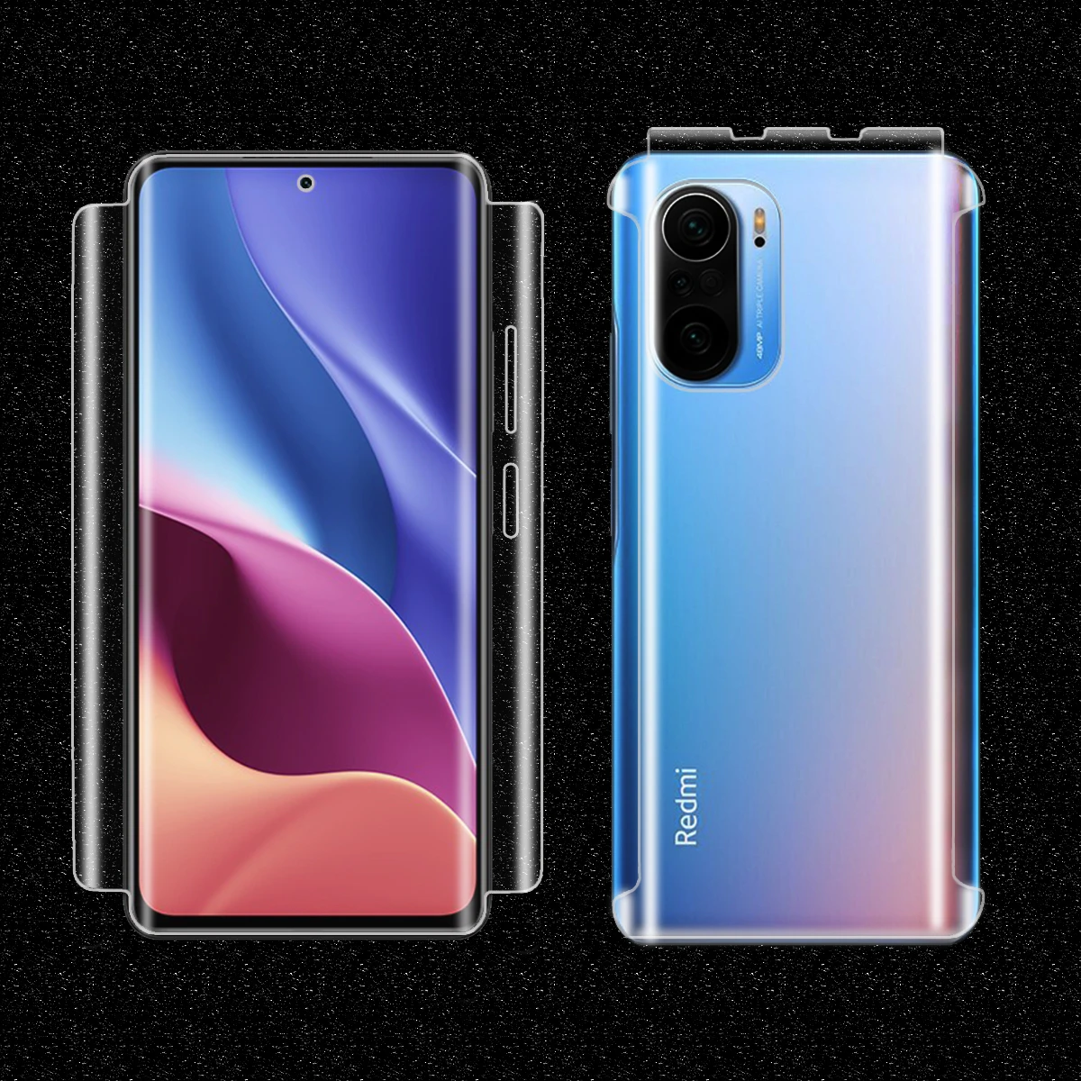 360 всего тела передний Задний защитный гидрогель для Redmi Note 10 pro 8 8pro 9 мягкий чехол