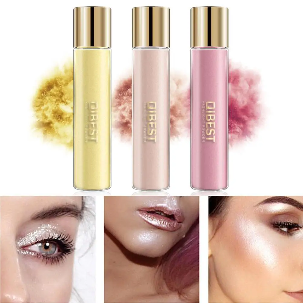 Макияж хайлайтер порошок водонепроницаемый высокий свет Iluminador Контурирование