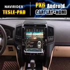 Автомобильный Bluetooth Экран Android 9 GPS навигации мультимедийный плеер для Toyota Land cruiser LC 200 2012 12 