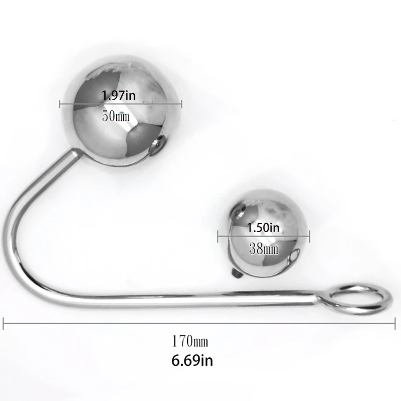 Metal Beads Butt Plug Waterproof Women Manual Stimulation Adult Masturbating Sex Toy Lesbian Couples Pleasure |