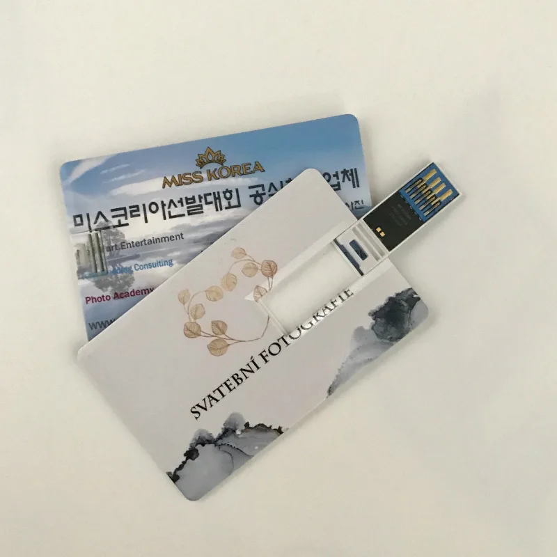 Белая кредитная карта usb палочки на заказ фото печать логотип Компании Название подарок 4-32GB usb 3,0 флэш-накопитель(более 10 шт бесплатный логотип