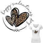 Leopard Love Iron Patch Легкая Футболка с принтом джинсы наклейки нашивки A-Level моющиеся новый дизайн теплопередача аппликации Parches