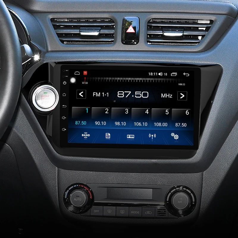 IYING Штатная автомагнитола для KIA Rio K2 2011- андроид 9.0 до 8-ЯДЕР автомобильное головное устройство автомагнитола 2 DIN мультимедиа автомобиля gps навигация автомобильное аудио стерео