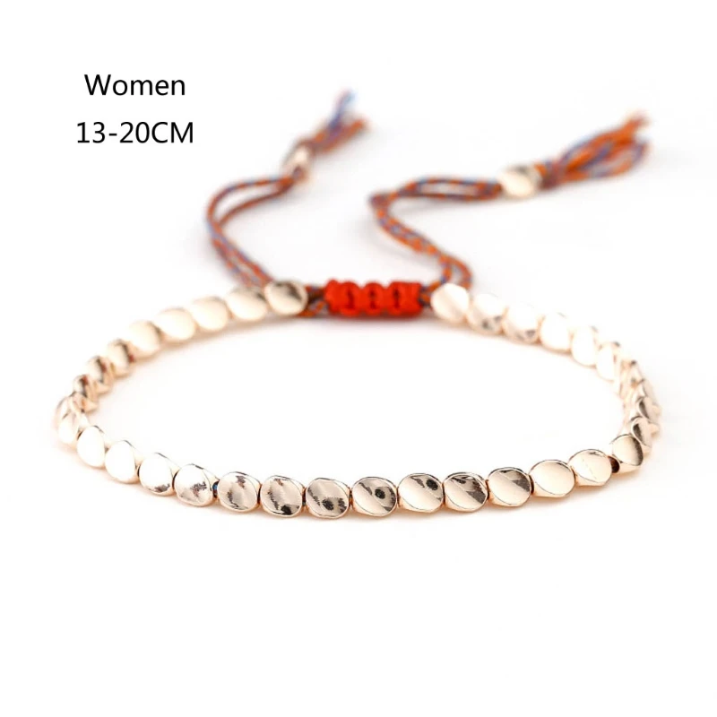 

Tibetan Copper Buddhist Braided Good Lucky Bracelet Amulet Jewelry Adjustable