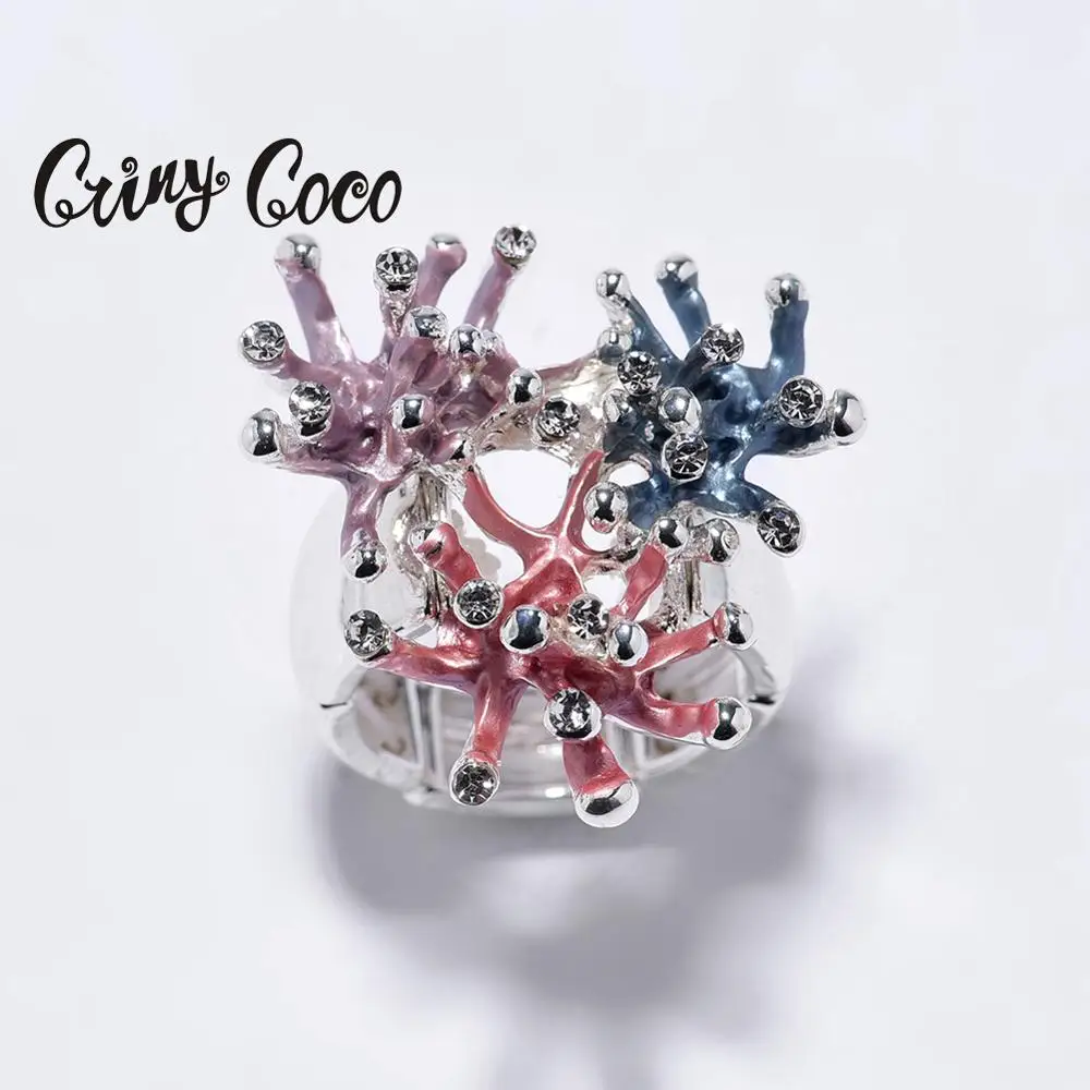 Cring Coco 2020 новый дизайн коралловых образований регулируемое кольцо для женщин