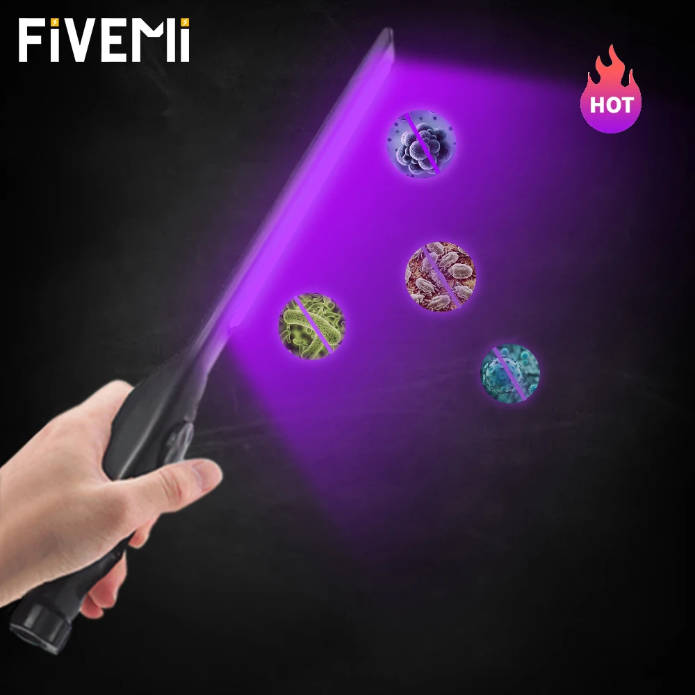 Светодиодный ультрафиолетовая бактерицидная лампа портативная дезинфекционная