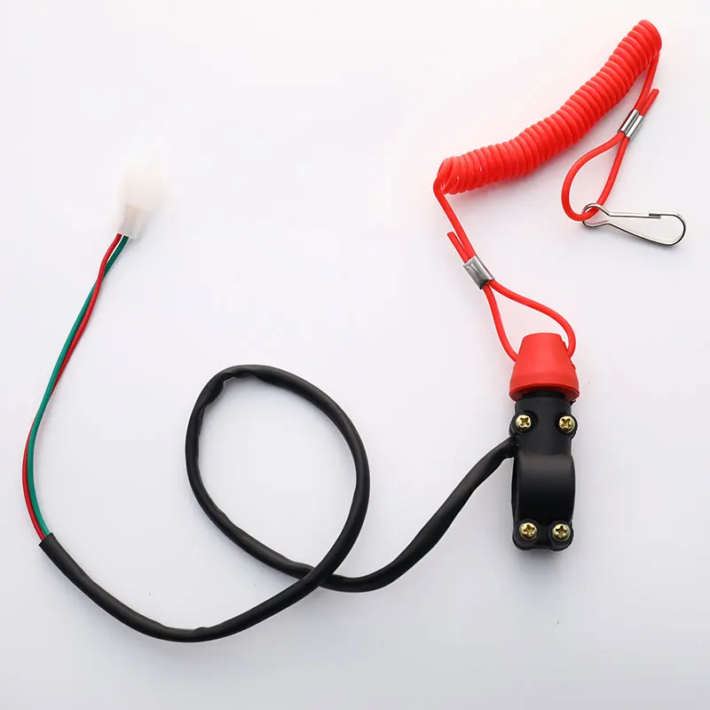 

Motorcycle Single Support Flameout Switch Horizon for ATV Beach Bike Outboard Emergency Stop Flameout Switch
