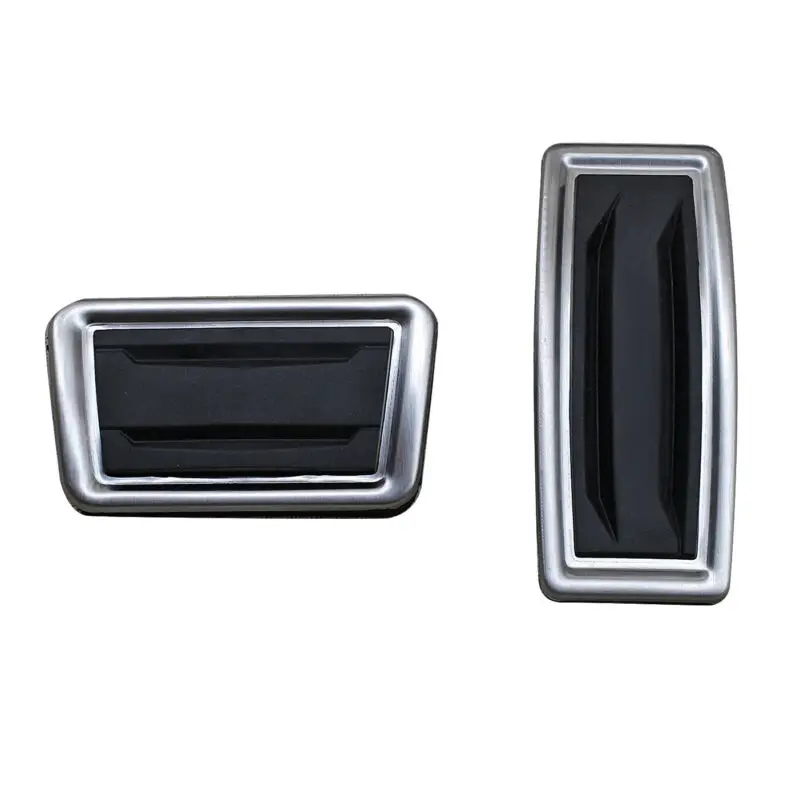 Левый/правый стальной чехол для педали газа без дрели аксессуары колпачка