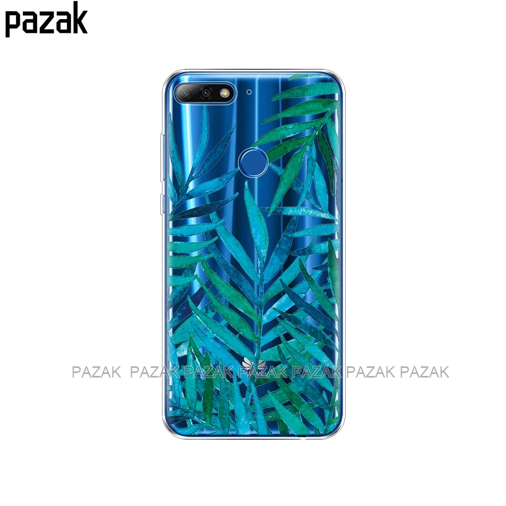 Силиконовый чехол для телефона Huawei Honor 7C 5 99 дюйма чехлы Pro задняя крышка полностью