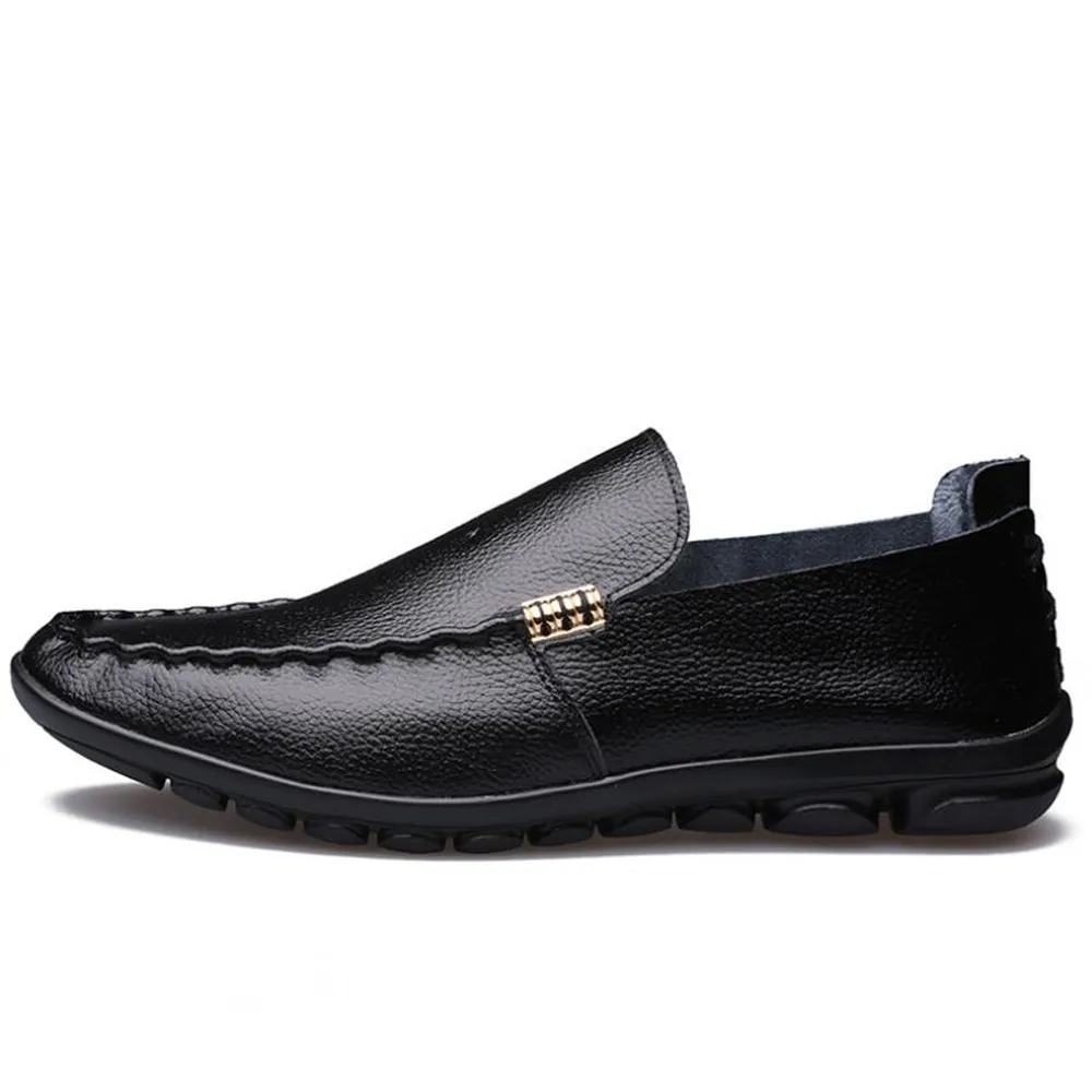 

New men's shoes peas shoes cover feet leather soft sole casual shoes men's leather shoes fashion sneakers men's shoes loafers