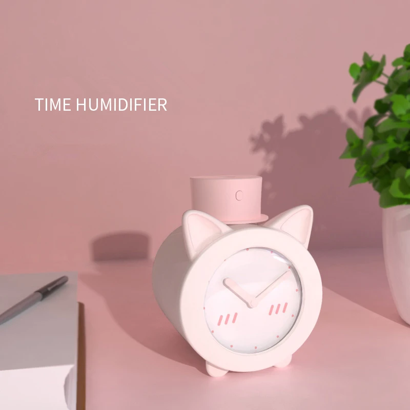 Creative 420ml Time Humidifier USB Essential Oil Diffuser For Home Office Aromatherapy Humidificador Difusor LED nightLight Lamp