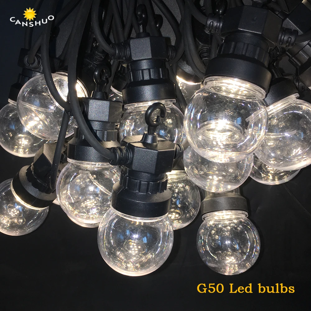 Гирлянда G50 светодиодная водонепроницаемая 42 фута|Светодиодная лента| |