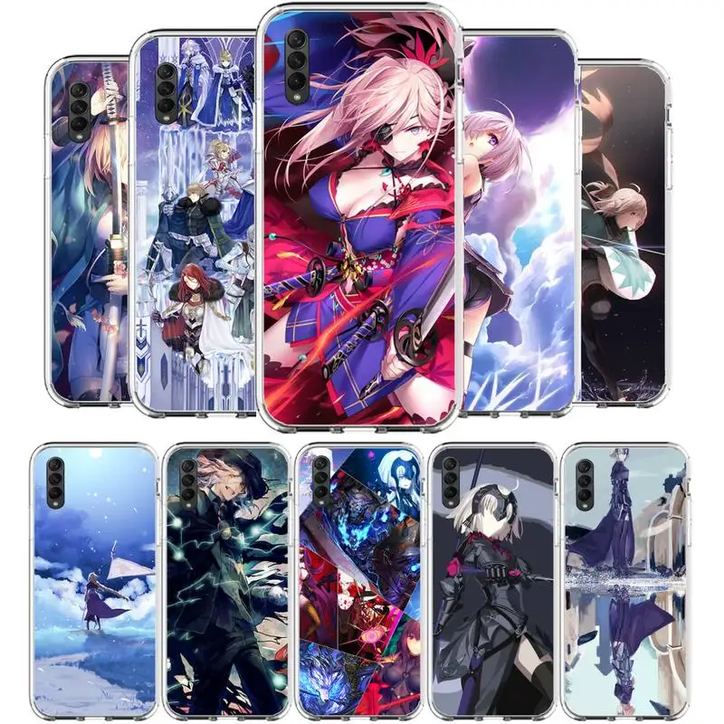 

Anime Fate Grand Order Phone Case For Samsung A10 A30 A40 A50 A70 A51 A52 A71 A12 A21S A31 A20 30S A50S clear cover