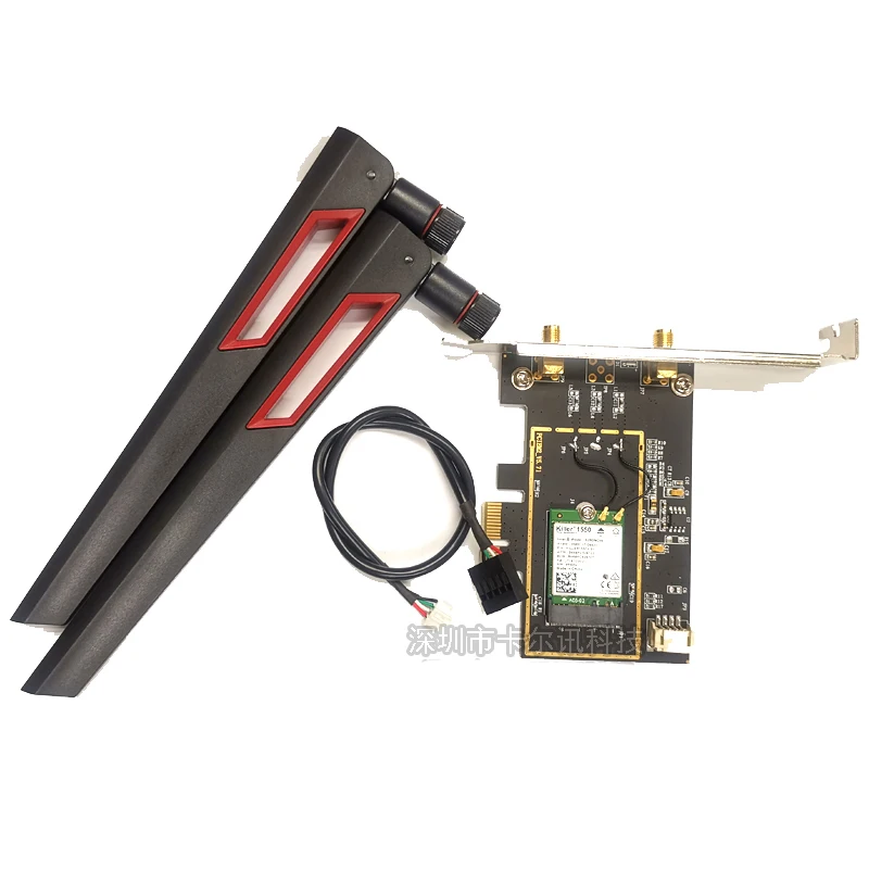 Сетевая карта Killer 1550 1550AC 9260NGW 1 73G bluetooth 5 0 mini pcie для настольного ПК 12 дБи ASUS AU88U