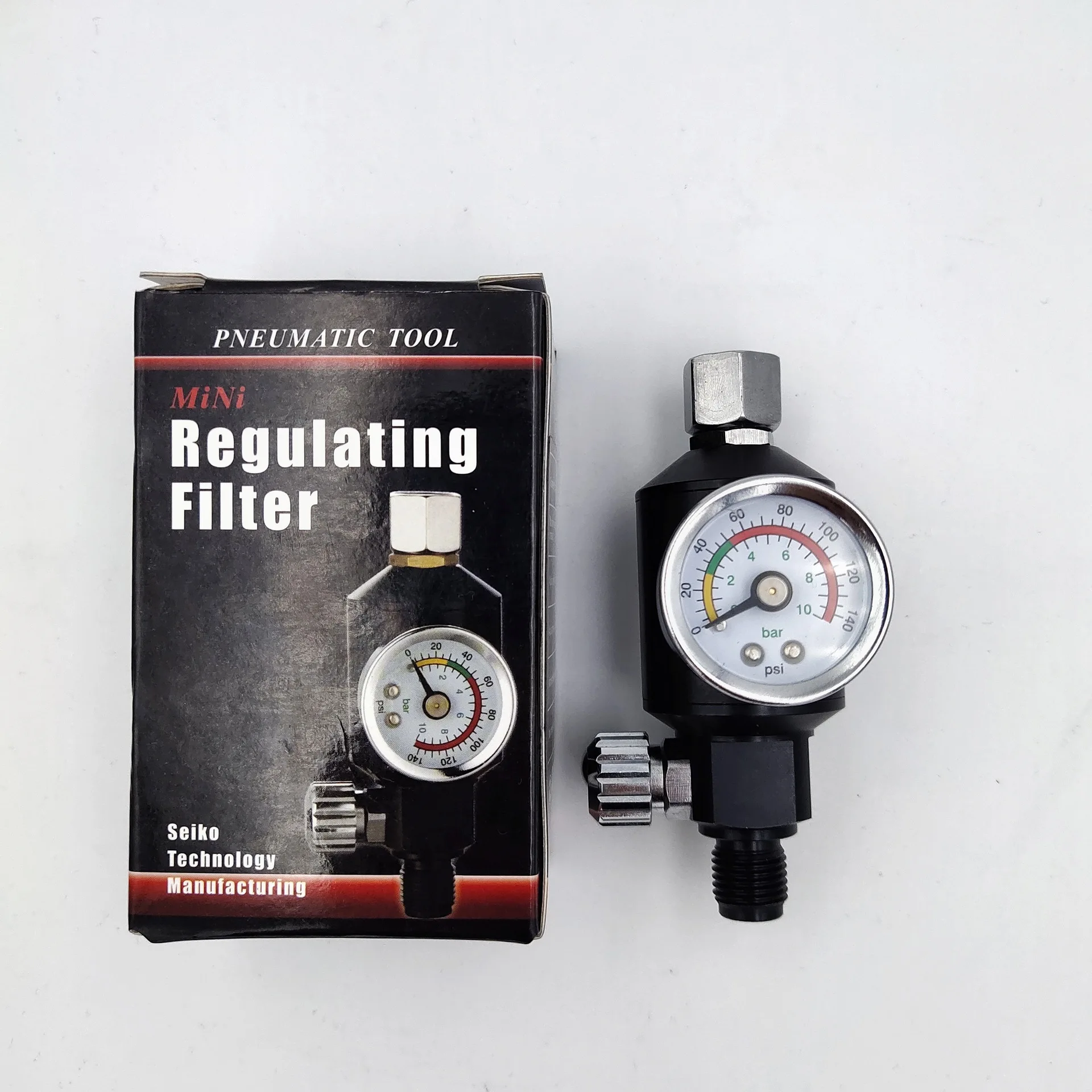 

Pneumatic spray gun pressure regulator oil-water separator paint spray gun regulating valve filter water grid tail grid