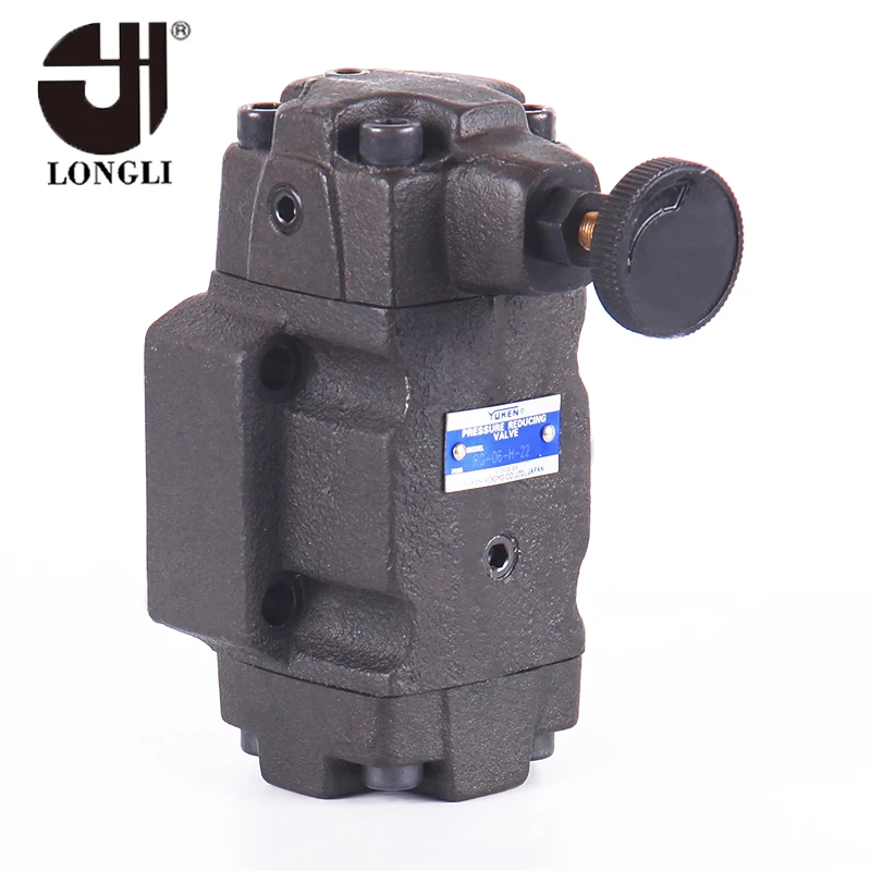 

RCG03 06 10 Yuken hydraulic adjustable balanced pressure reducing and check valve
