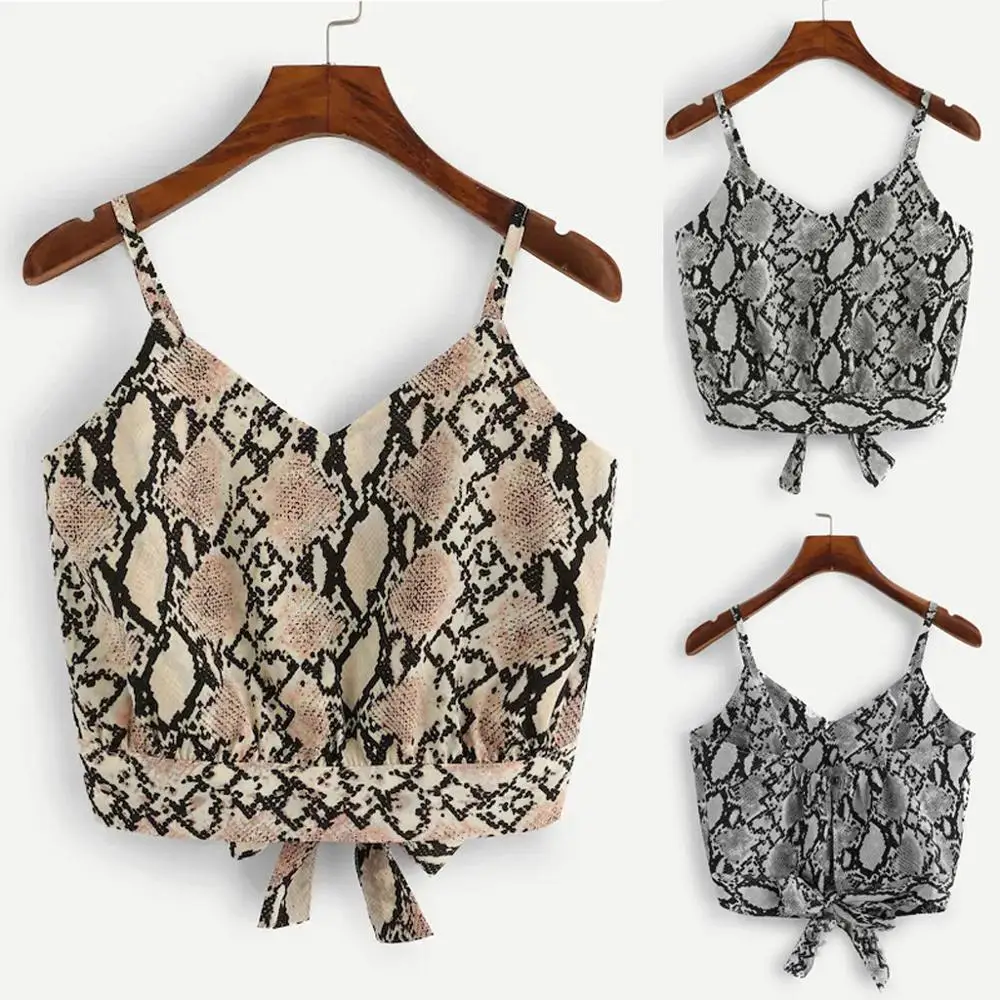 Женская клетчатая кофта с V-образным вырезом и завязкой на спине укороченный топ