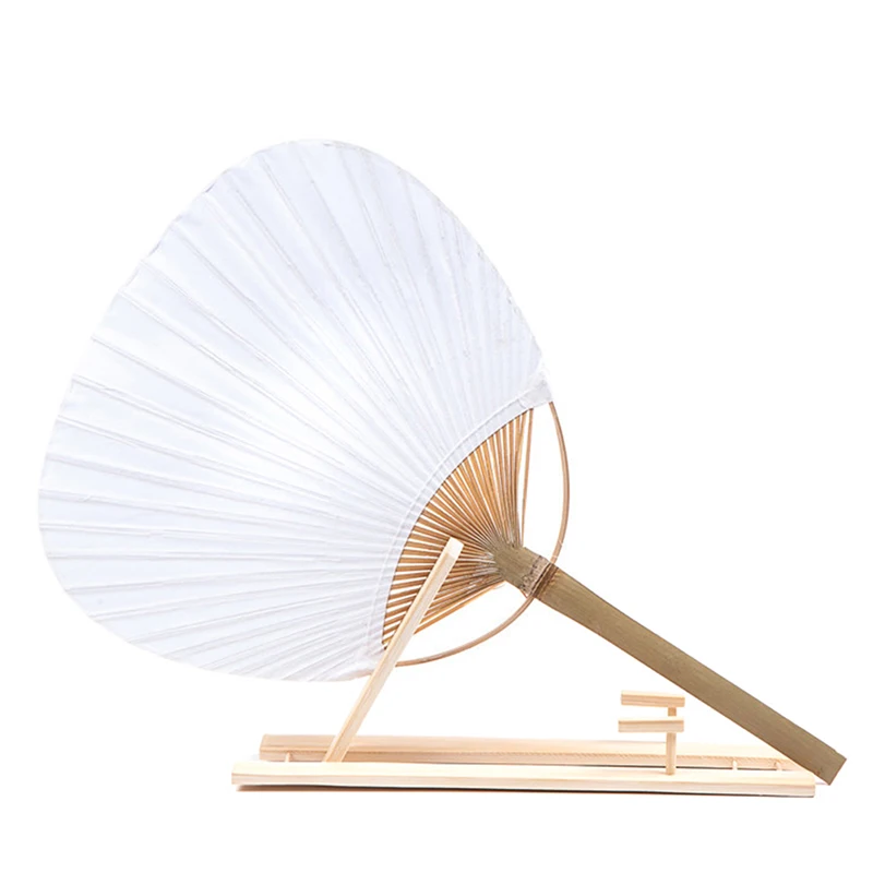 

5/10/15/20pcs Pure White Bamboo Handle Blank Calligraphy Painting Group Fan DIY Painting Supplies Home Decoration Accessories