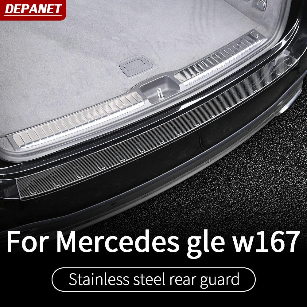 Отделочная полоса багажника для Mercedes gle w167 carbon 2020 350/amg 450 500e аксессуары внешнего