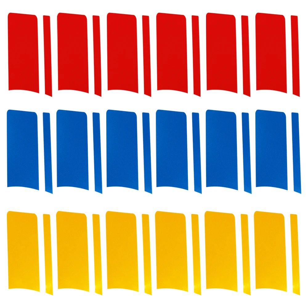 6 шт. светоотражающие наклейки на обод колеса автомобиля автомобильный Стайлинг