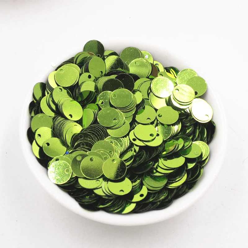 

8mm 10g sequins large flat round edge hole loose sequins DIY children dance decoration wedding handmade crafts accessories