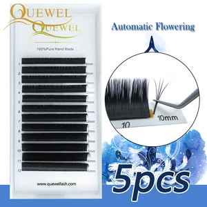 Quewel 5 Чехол для удобного наращивания ресниц с эффектом подцветания объемные ресницы для самостоятельного изготовления быстро растущие ресницы для наращивания объема ресниц