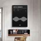 Черный Arctic Monkeys AM Альбом Музыкальная печать постер и печать Настенная картина холст картина для подростковой комнаты Современный домашний декор