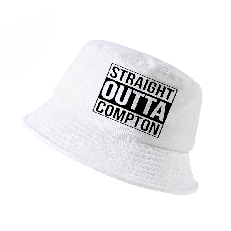Straight Outta Compton NWA California GOTHIC Eazy E NWA Dr. Dre hip hop bucket hat Men women Cotton Summer panama fisherman hat