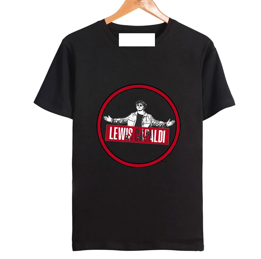 

Folk Rock Pop Singer Outwear Harajuku Fashion Lewis Capaldi Short Sleeve Summer Printed Cool T-shirt Casual Short Sleeve