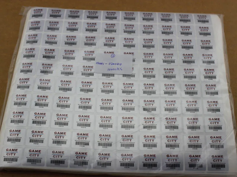 Custom Serial Numbers Printed Hologram Warranty Void Seal Sticker Tamper Proof Stickers Which Will Leave &quotVOID&quot | Канцтовары для