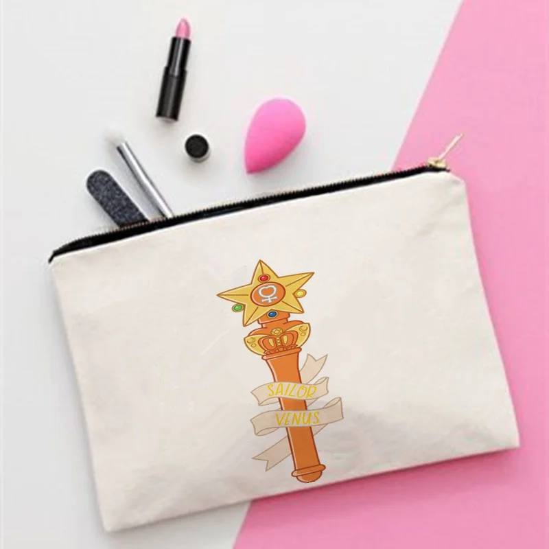 

Women Sailor Meow Moonlight Cats Printed Fashion Women Cosmetics Organizer Bag for Travel Colorful Storage Bag for Lady Gift Bag