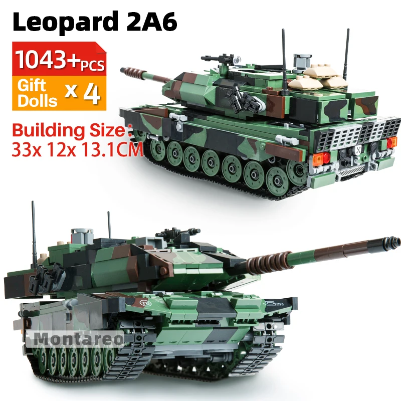 Строительные блоки MOC Military Type 99 T90 немецкая король строительные WW2 фигурки солдат