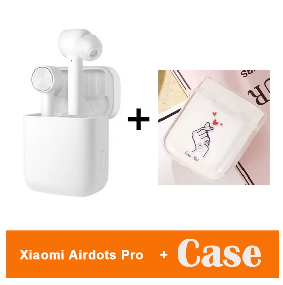 air add type9 case Оригинальные Xiaomi Mi Air True беспроводные наушники Airdots TWS Bluetooth 5,0 гарнитура стерео ANC шумоподавление Airdots Pro - Цвет: air add type9 case