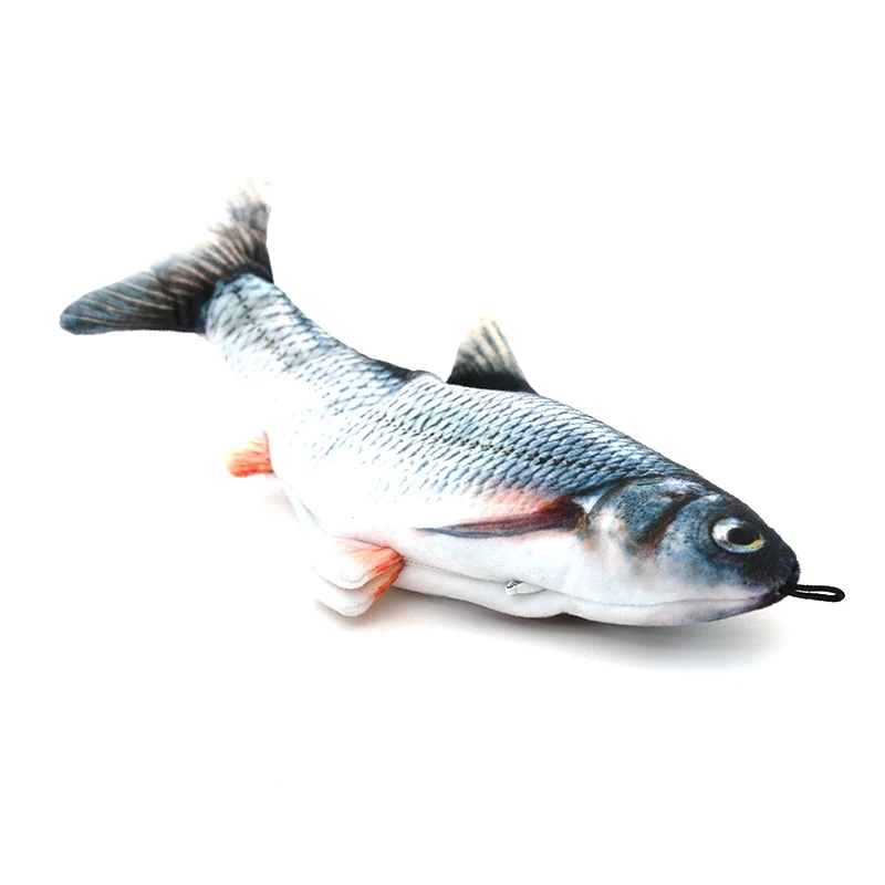 Игрушки для кошек электрическая имитация рыбы перезаряжаемая от USB игрушка