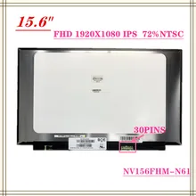 Free shipping BOE display NV156FHM-N61 V8.0 V8.1 15.6 Inch slim led IPS full view 72% color gamut  30PIN EDP HD 1920X1080  ips