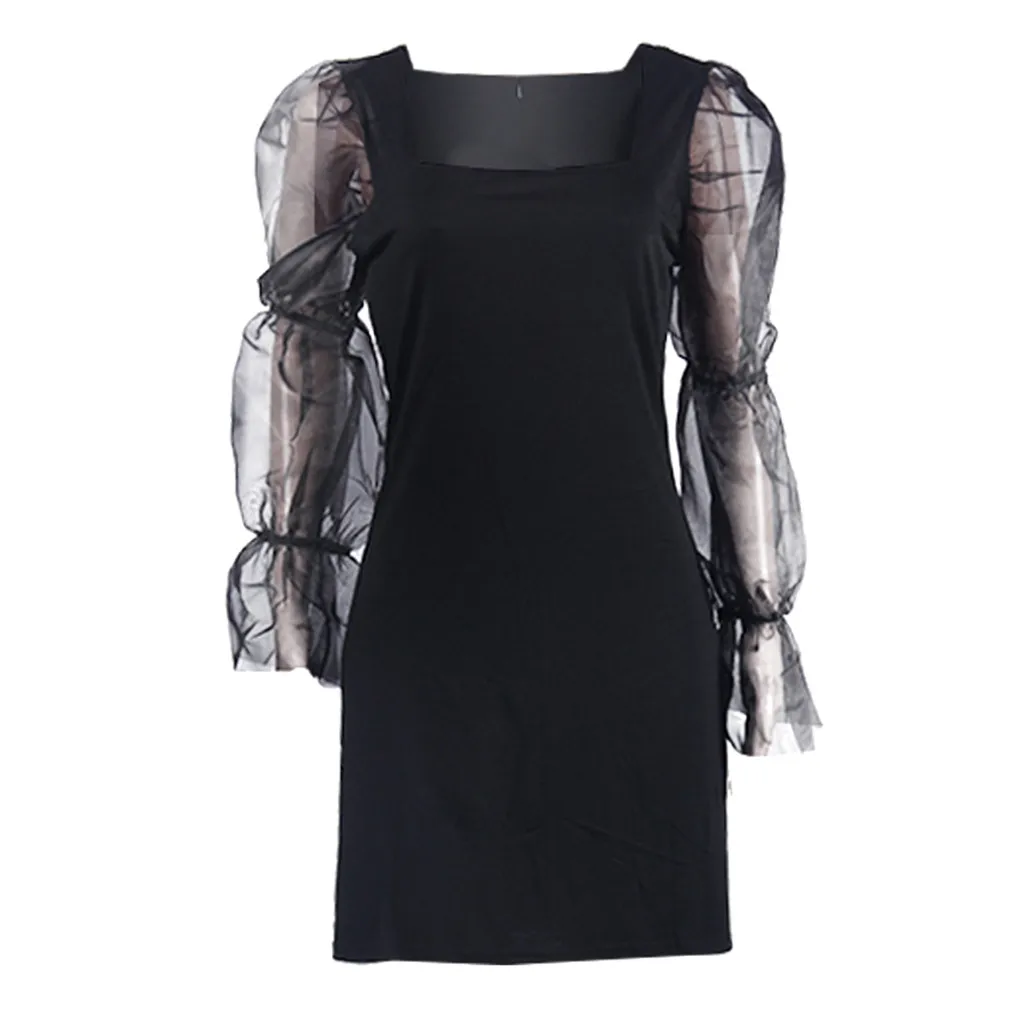 Вы точно не нажимаете сюда и смотрите? Женское однотонное мини платье с