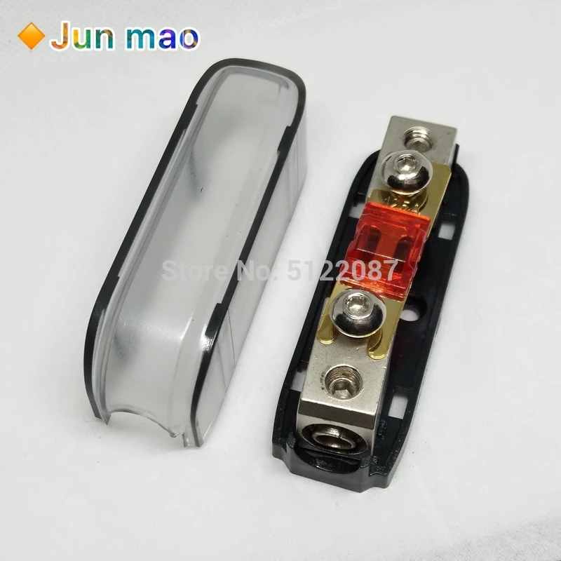 1set Car Audio Auto Mini ANL AFS Fuse Holder Block with 20A 30A 40A 50A 60A 80A 100A 150A 200 MINI 32V Good Quality | Обустройство