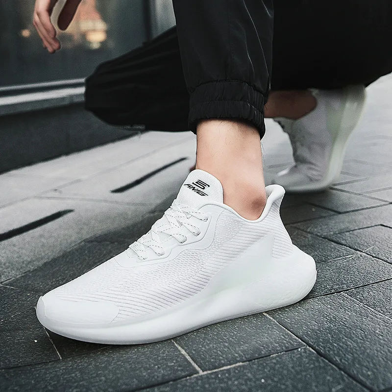 

2020 New Mens Casual Sneakers Shoes Black Breathable Mesh Sneakers Men Casual Comfortable Trend Sneakers zapatillas de hombre