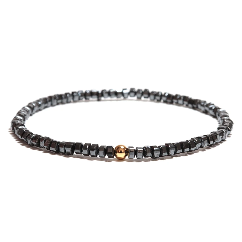 3 шт. мужские браслеты из гематита 4 мм | Украшения и аксессуары