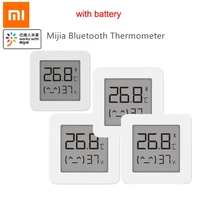 xiaomi smart digital thermometer 2 mijia bluetooth temperature humidity sensor hygrothermograph mijia app or light sensor
