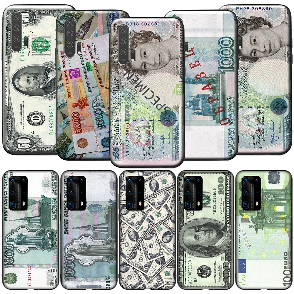 GX253 винтажный долларовый фунт для Huawei Y5P Y6P Y7A Y8P Y9A Mate 10 20 30 Pro Lite Nova 2i 3 3i 4 5 5T 7 SE P Smart Z -