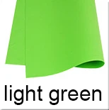 light green 10 шт цветная губчатая бумага 50*50 см толщина Руководство DIY Материал головоломки Детский сад резиновый пластик 0,8 мм большой лист пенопласта - Цвет: light green