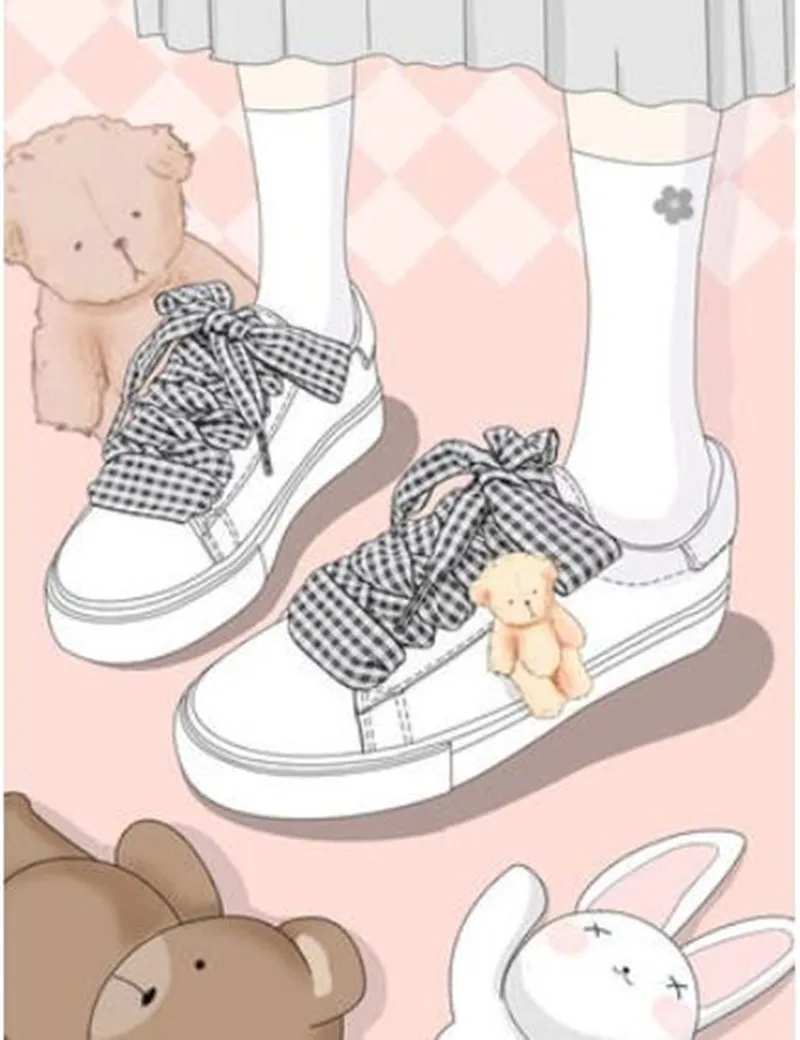 

Туфли женские винтажные с круглым носком, милая обувь в стиле «лолита», каблук на плоской подошве, с милым бантом, фотоаксессуары с милым медведем, для косплея, для девочек