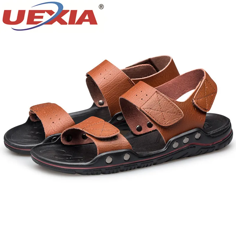 Outdoor Fashion Men Sandals Summer Shoes Casual Breathable Beach New Style High Quality Hook &amp Loop Design | Обувь