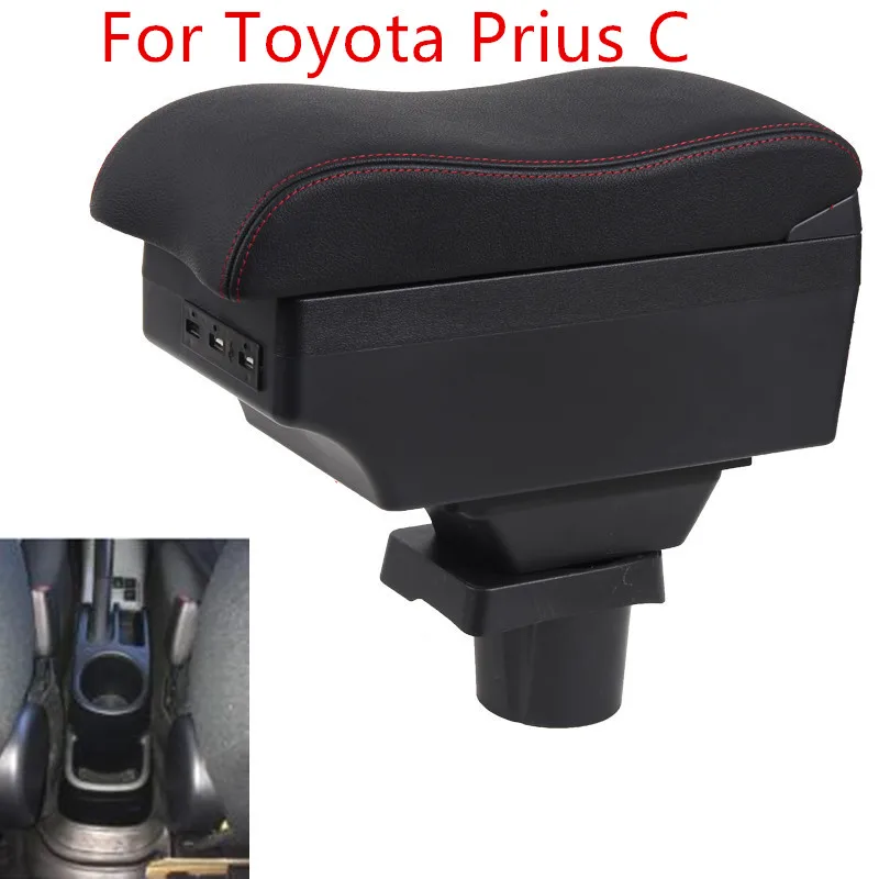 Для ToyotaPrius C Prius подлокотник коробка для хранения содержимого центрального