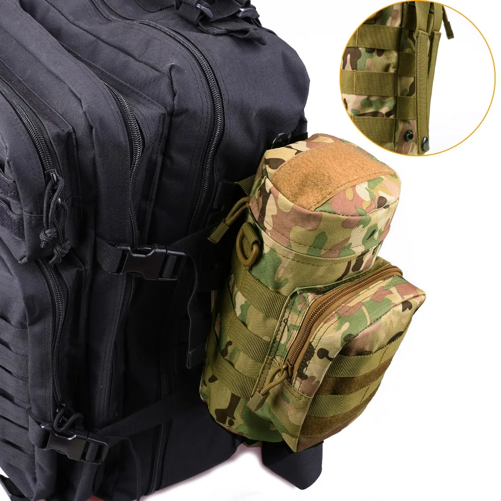 Тактический Чехол для бутылки с водой MOLLE, держатель, сумка для хранения, сумка-переноска с MOLLE, лямки для 1л, 32 унции, бутылка для воды