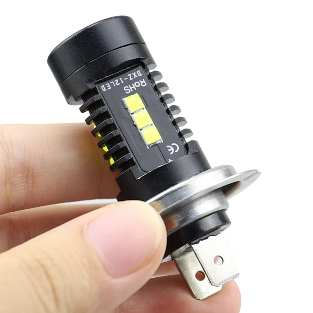 2PCS 12LED 60W LED Headlight Bulb Running Light Fixture H7 H8 H9 H11 Auto Replacement Parts Car Accessories | Автомобили и