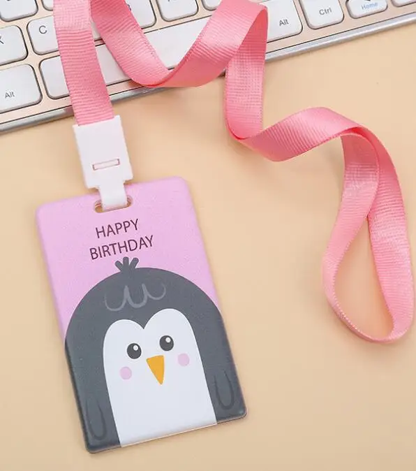 Новинка 1 шт. панда мультфильм животное твердый под названием держатель для карт